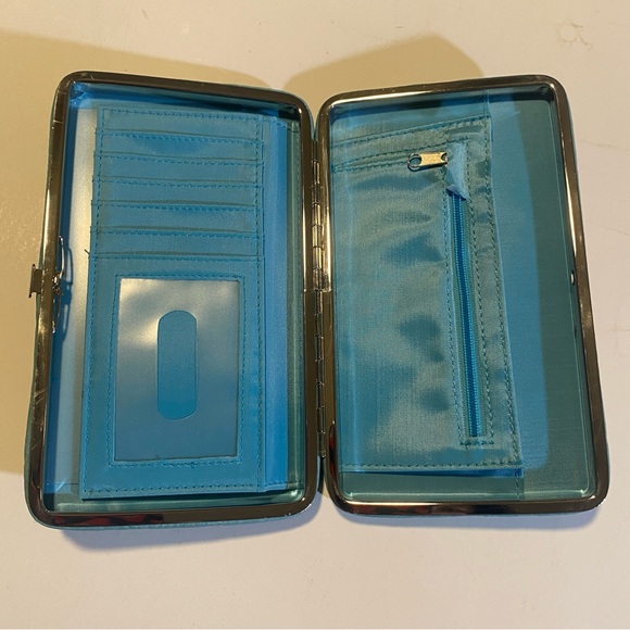 Heritage West clutch, will fit most cell phones out of case, faux leather NWOT - Picture 10 of 14